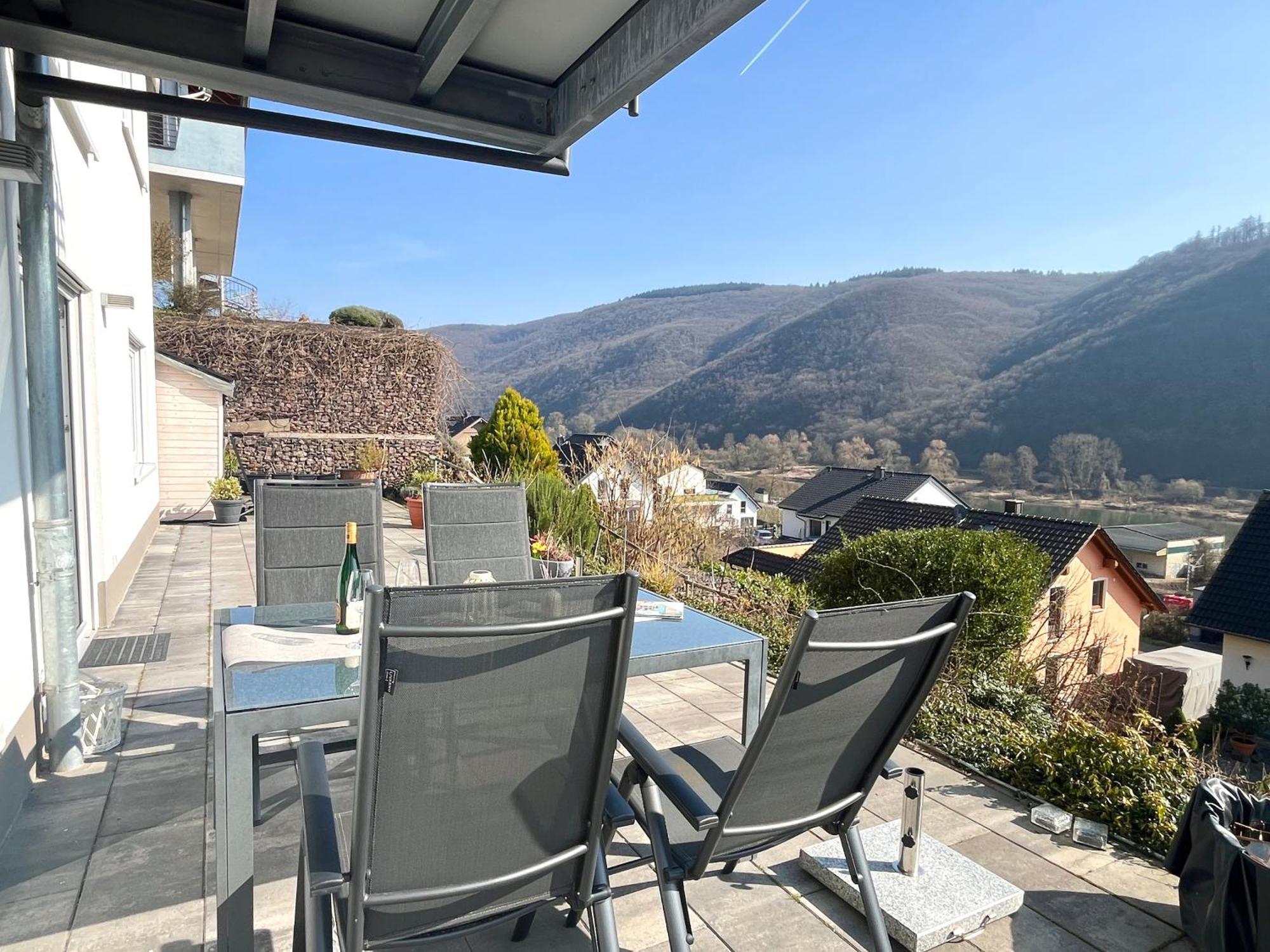 Ferienwohnung Sonnenterrasse, 1-4 Personen, 2 Schlafzimmer, Grosse Terrasse Müden Zewnętrze zdjęcie