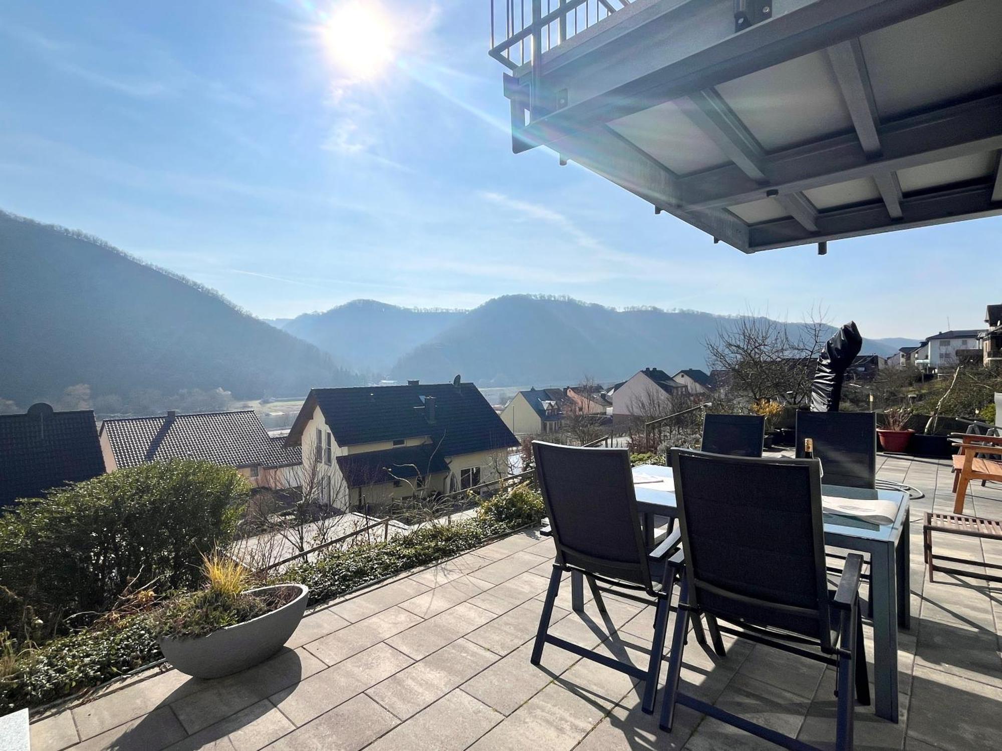 Ferienwohnung Sonnenterrasse, 1-4 Personen, 2 Schlafzimmer, Grosse Terrasse Müden Zewnętrze zdjęcie