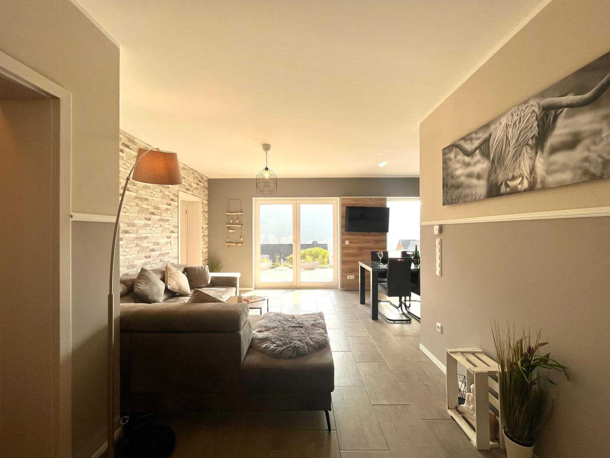 Ferienwohnung Sonnenterrasse, 1-4 Personen, 2 Schlafzimmer, Grosse Terrasse Müden Zewnętrze zdjęcie